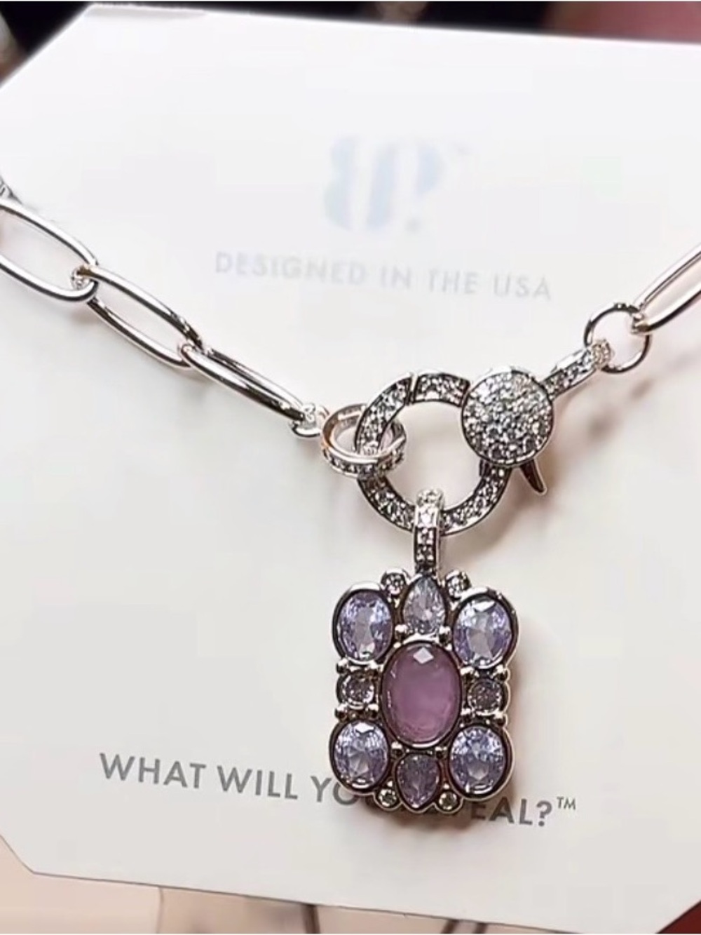 Bomb Party necklace and ring set size 7